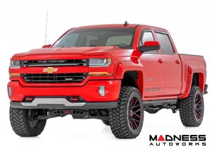 GMC Sierra Side Steps - SRL2 Adjustable Boards - Aluminum - Crew Cab - 2007-2018 & Classic GMC Sierra Side Steps - SRL2 Adjustable Boards - Aluminum - Crew Cab - 2007-2018 & Classic